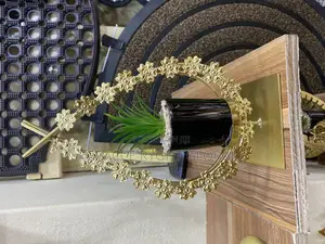 Decorative Flower Vase With Gold Stand