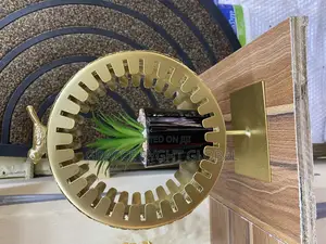 Decorative Flower Vase With Gold Stand