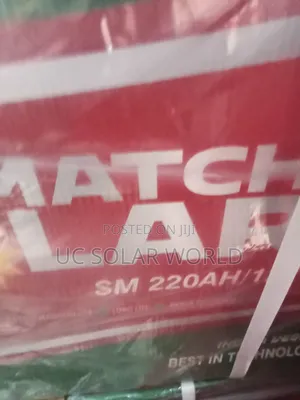 SMS 220ah 12v Tubular Battery