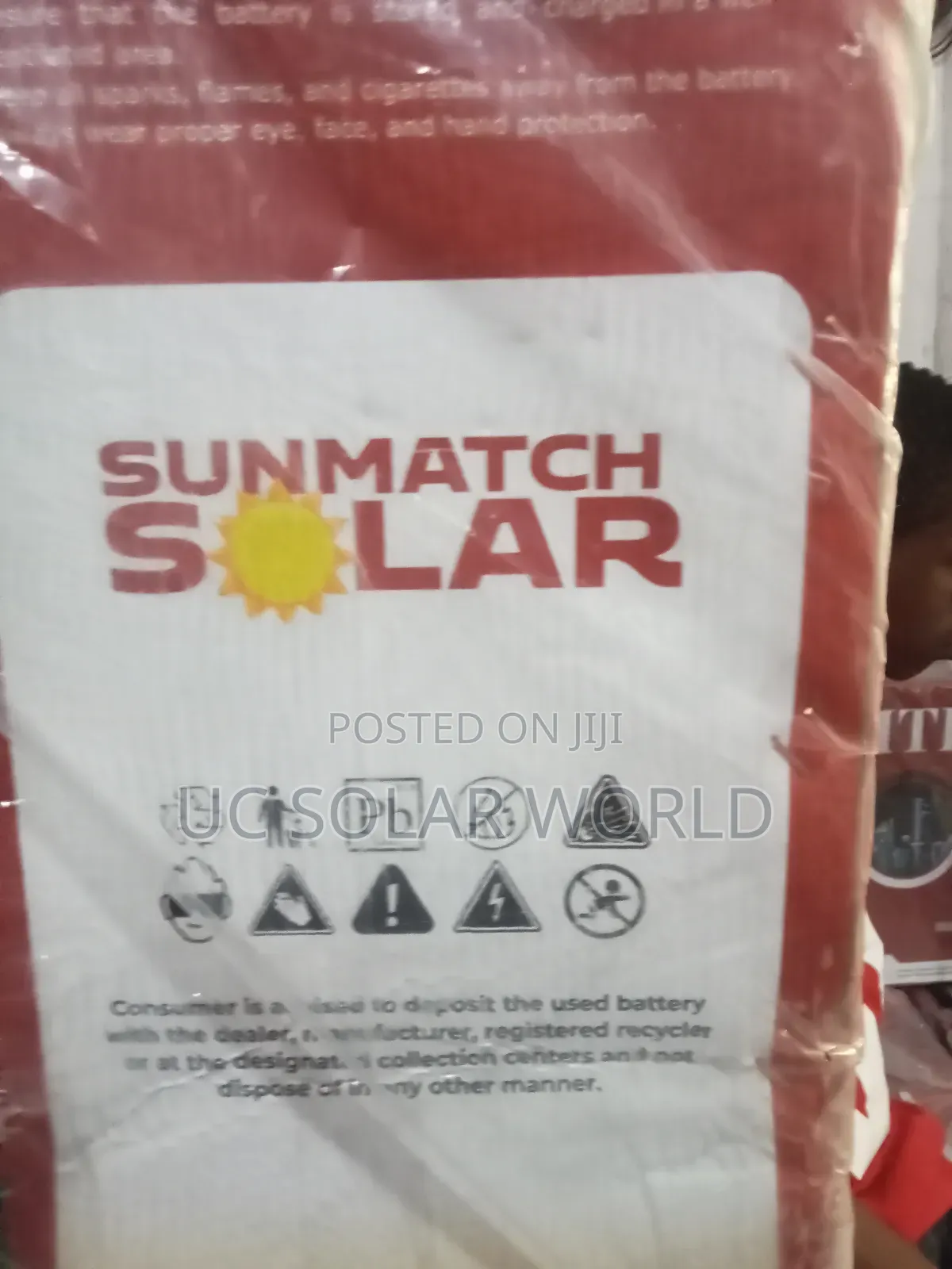 SMS 220ah 12v Tubular Battery