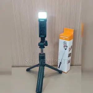 Selfie Stick Tripod With Light