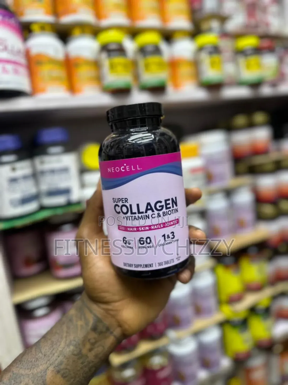 Collagen + Vitamin C and Biotin X 360 Tablets Neocell