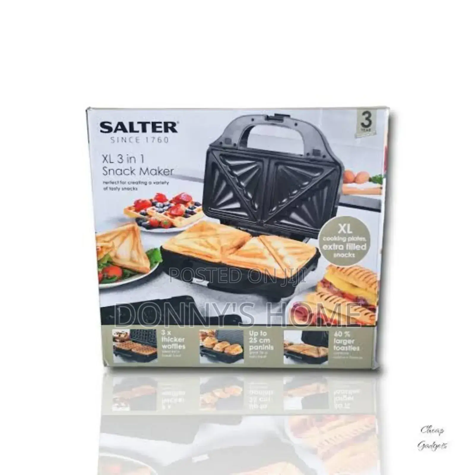 Salter XL 3-in-1 Snack Maker