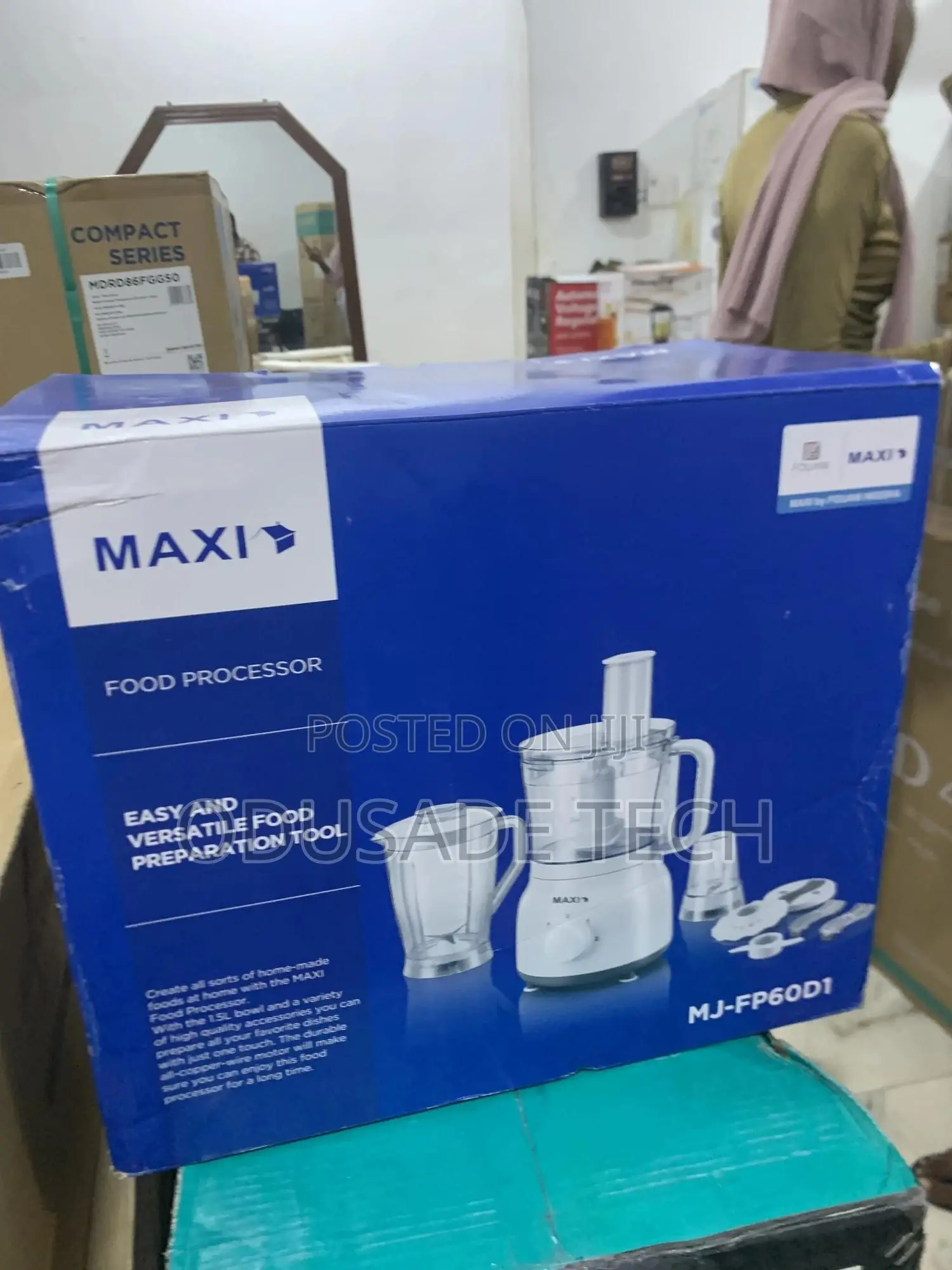 Pro Process Maxi 1.5L Food Processor Full Copper Wire Motor