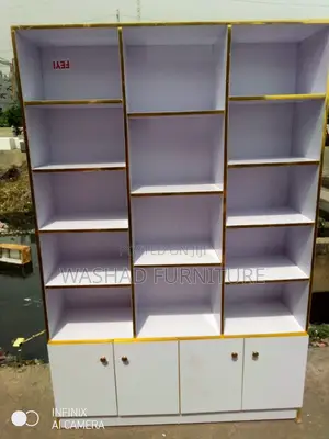 White Selves With Golden Tape