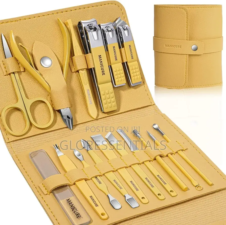 Manicure and Pedicure Nail Cutter Set Purse