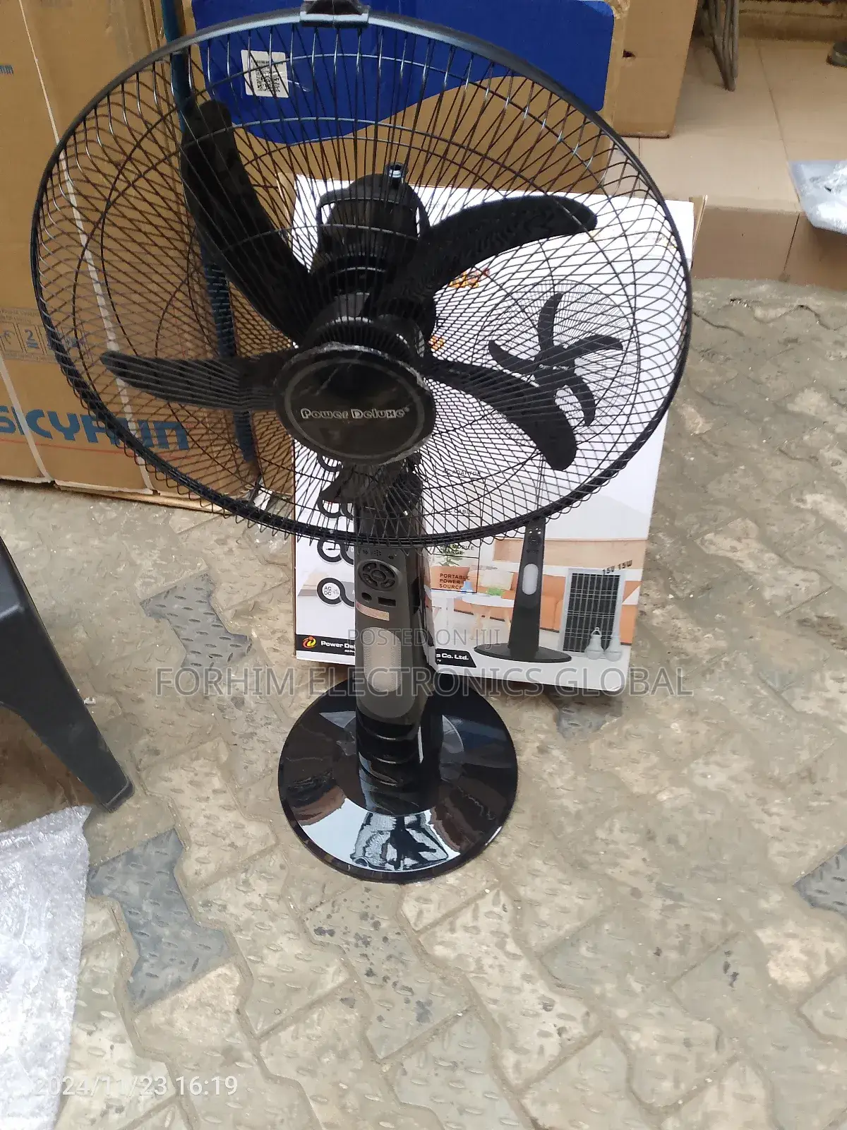 PDX Solar  Rechargeable Fan