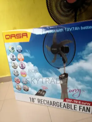 Air Cooling QASA 18inch Rechargeable Fan + Light