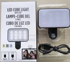 Portable Rechargeable(Clip-on LED Cube Light)