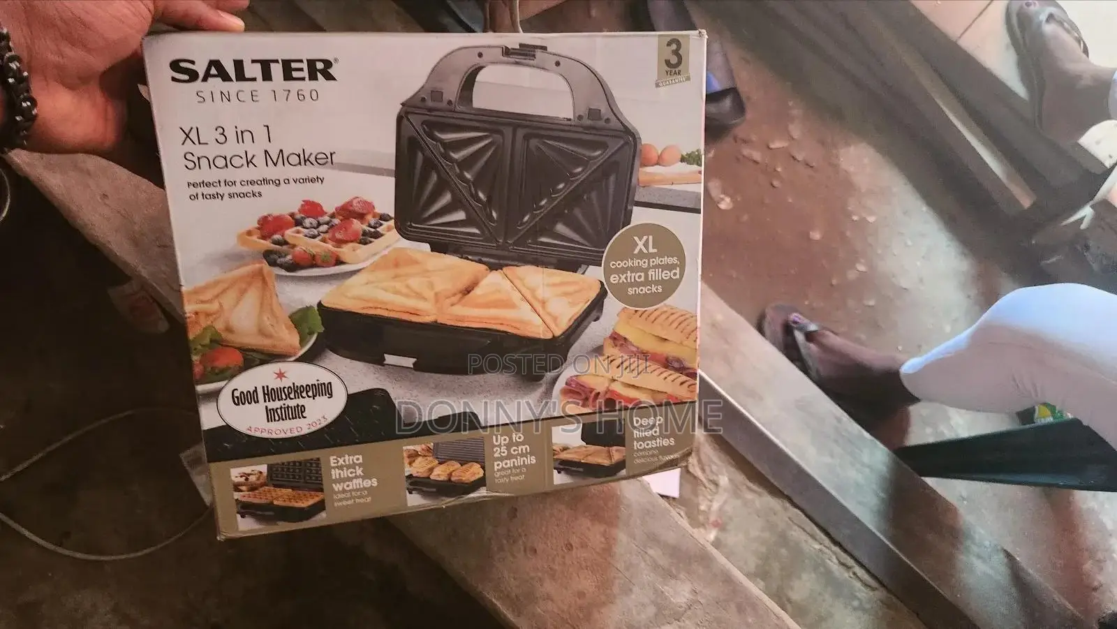 Salter XL 3-in-1 Snack Maker