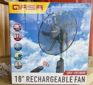 Qasa Rechable Standing Fan 18 Inchs