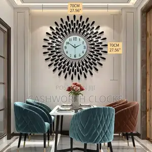 70cm Stone Studded Luxury Wall Clock