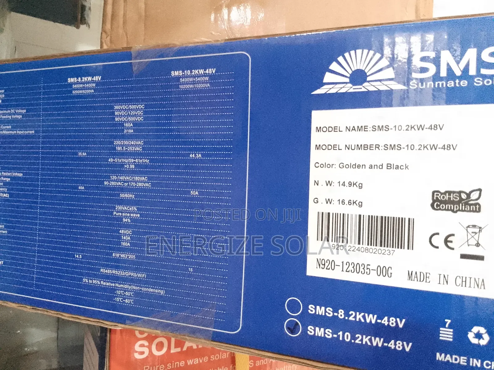 10.2kva SMS Hybrid Inverter