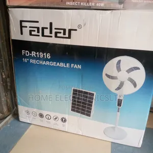 FADAR Rechargeable Fan 16 Inches With Sola Panel