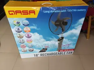 LED Bulb QASA 18" Rechargeable Standing Fan