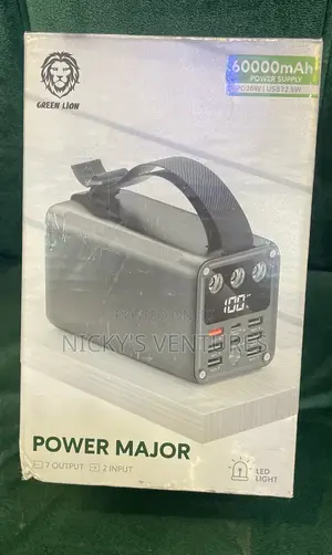 Green Lion Major Power Bank 60000 Mah 22.5w