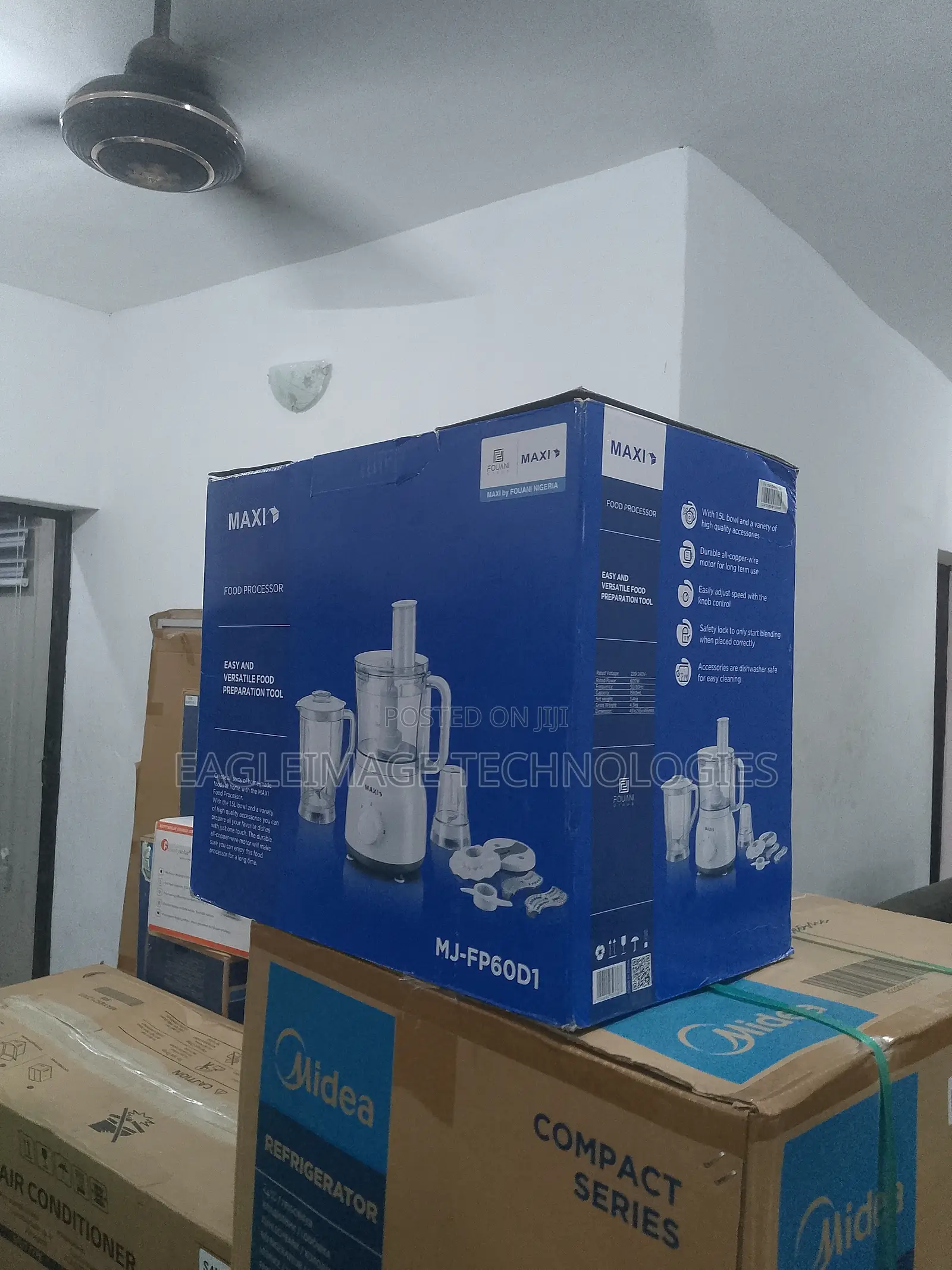 Maxi Sleek Design 1.5L 800W Food Processor(Mj-Fp60d1)