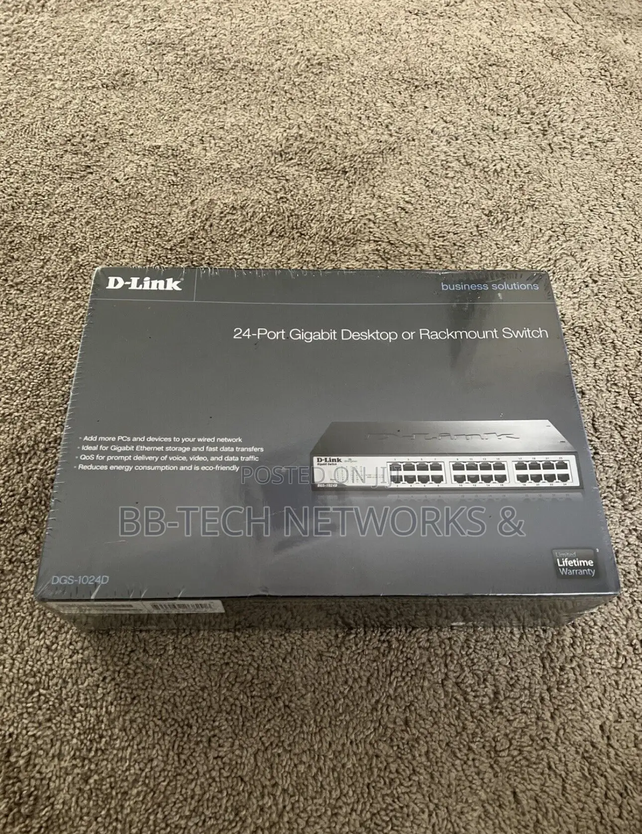 D-Link DGS-1024D 24-Port Gigabit Unmanaged Rackmount Switch