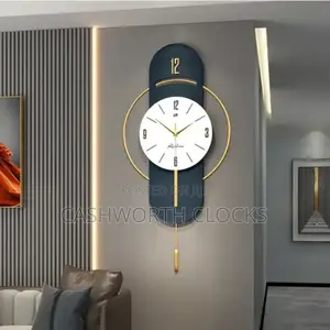 85x47cm Pendulum Luxury Wall Clock