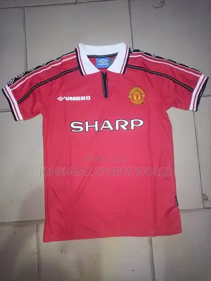Retro Vintage 1998 Man U Home Jersey
