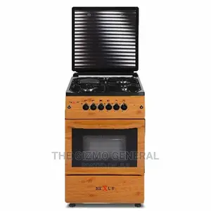 Nexus 50x60 Cooker - 3gas+1electric - Wood Finish
