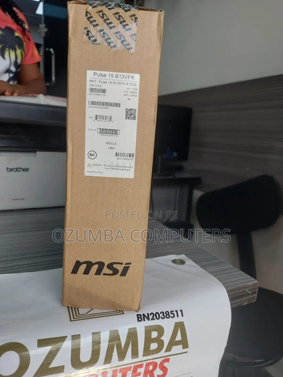 New Laptop MSI 16GB Intel Core I7 SSD 1T
