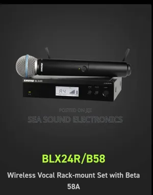 Original Shure Wireless Microphone Model Blx24r B 58