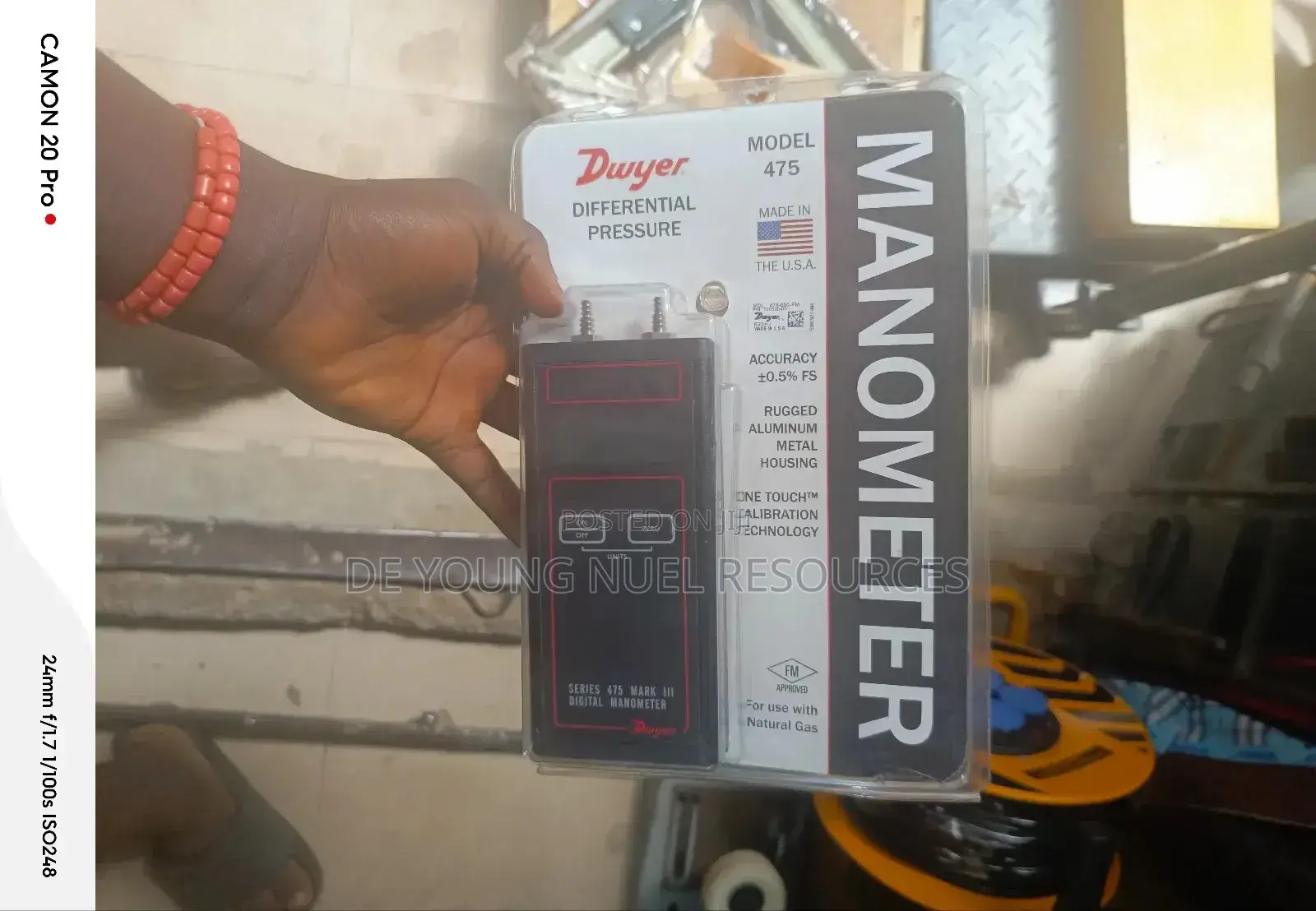 Dwyer Pressure Manometer