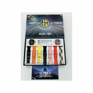 Ace 180 Smart Watch With 7 Straps, Watch Pouch