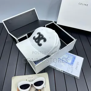 High Quality Luxury White Celine Cap