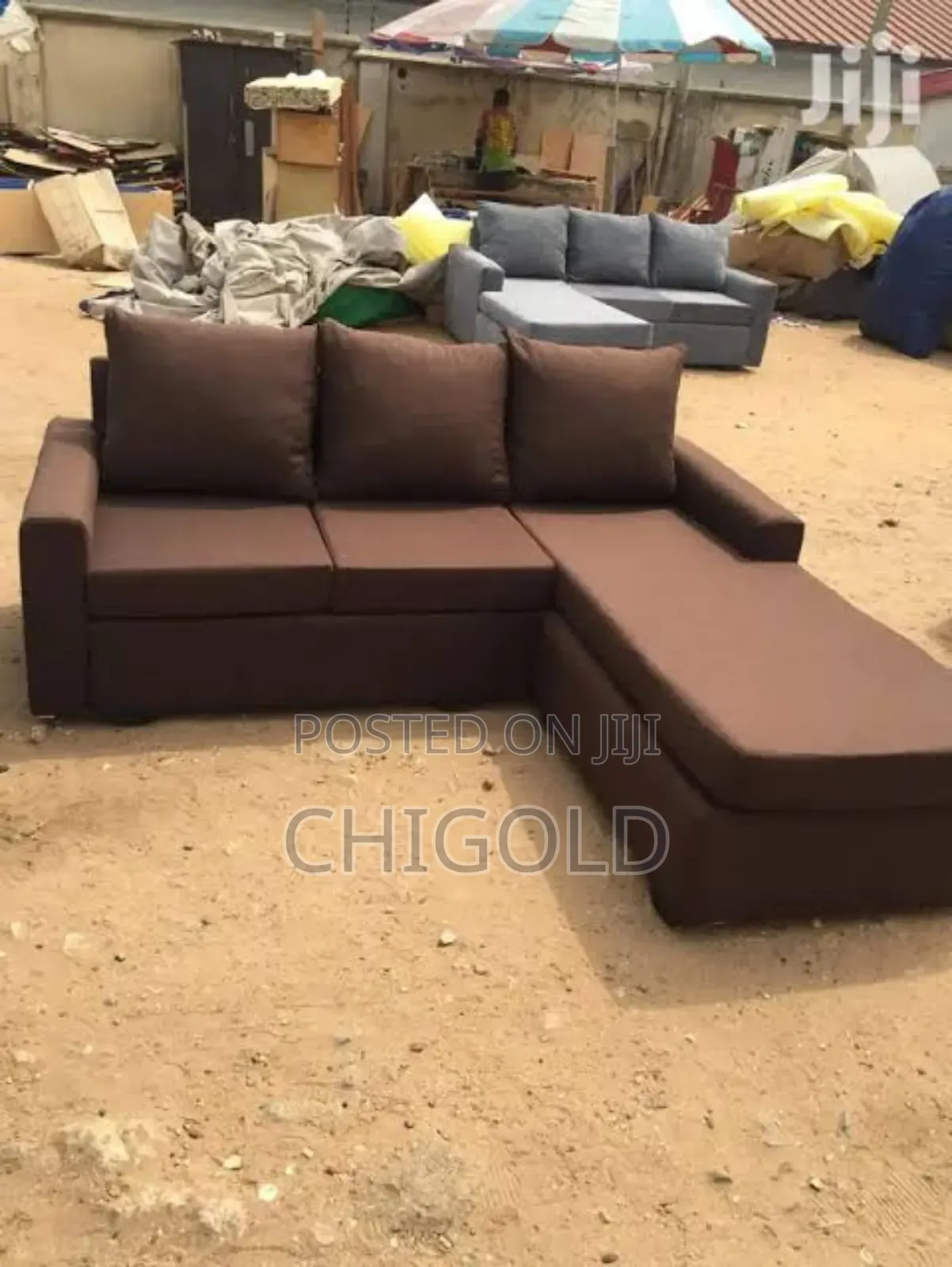Living Room Fabric Sofa