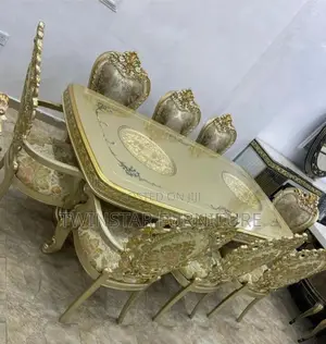 New Modern Luxury Royal Adjustable Dinning Set Set