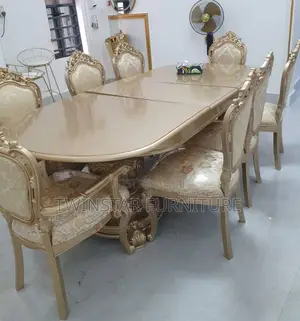 New Modern Luxury Royal Adjustable Dinning Set Set
