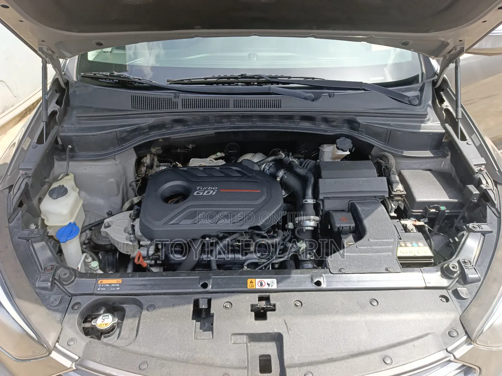 Hyundai Santa Fe SE AWD 2016 Gray