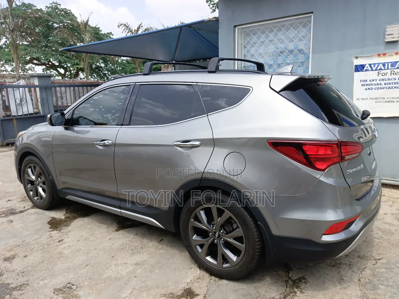 Hyundai Santa Fe SE AWD 2016 Gray