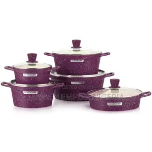 Queen Time Non-Stick Cooker Ceramic Pot -5sets