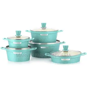 Queen Time Non-Stick Cooker Ceramic Pot -5sets