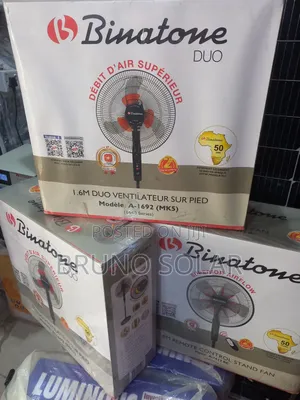 1.6M Duo Ventilateur Sur Pied