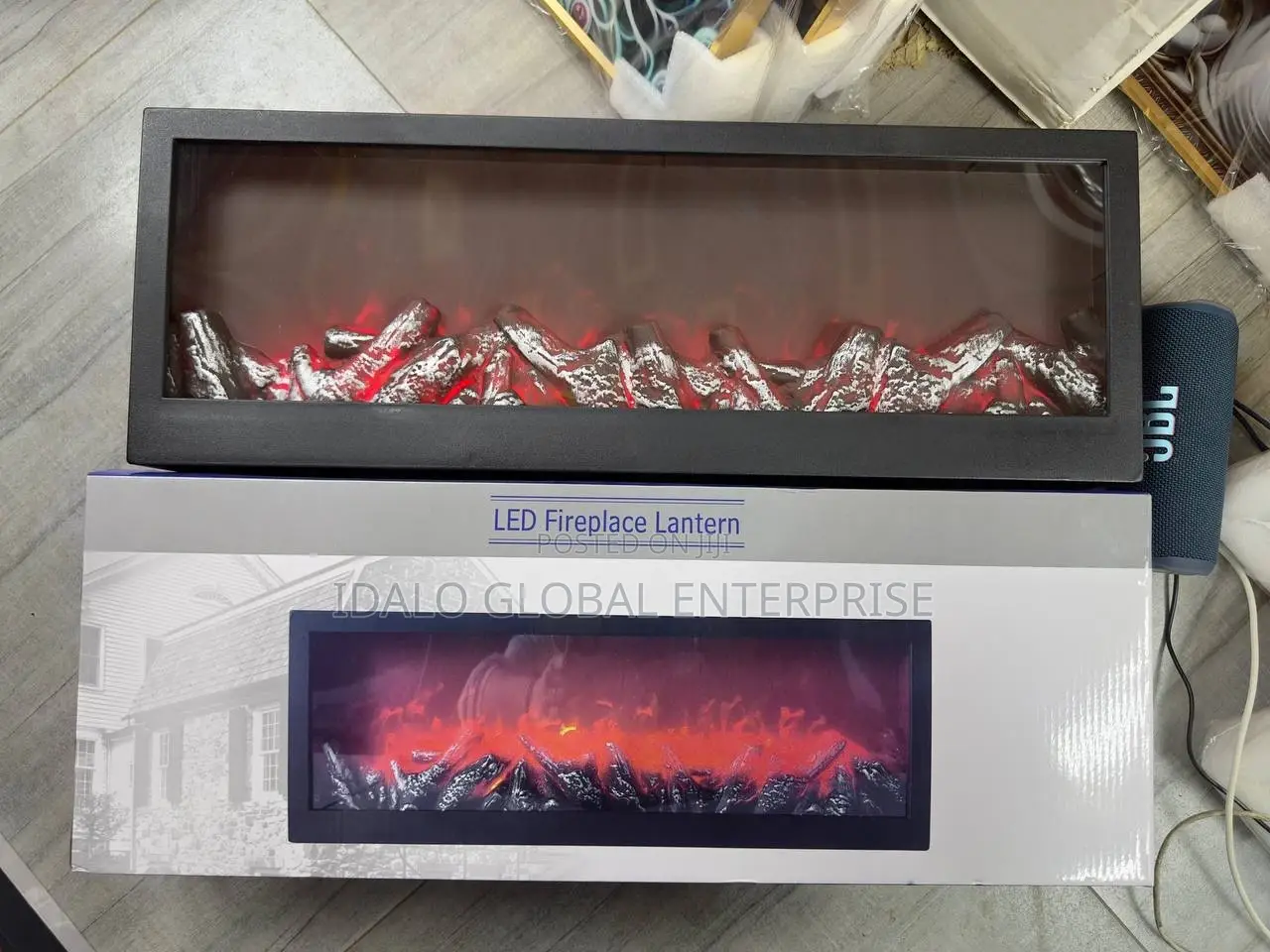 Decorative LED Fireplace Latern