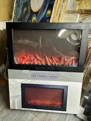 Decorative LED Fireplace Latern