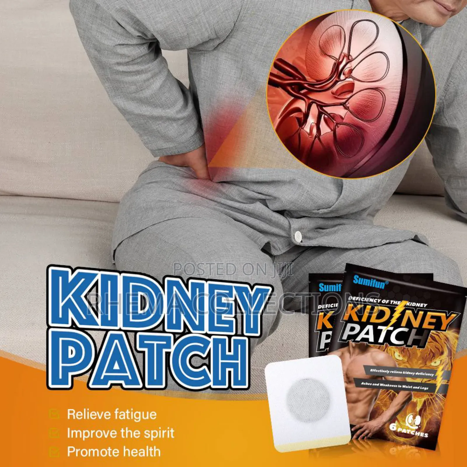 6pcs Sumifun Kidney Care Patch