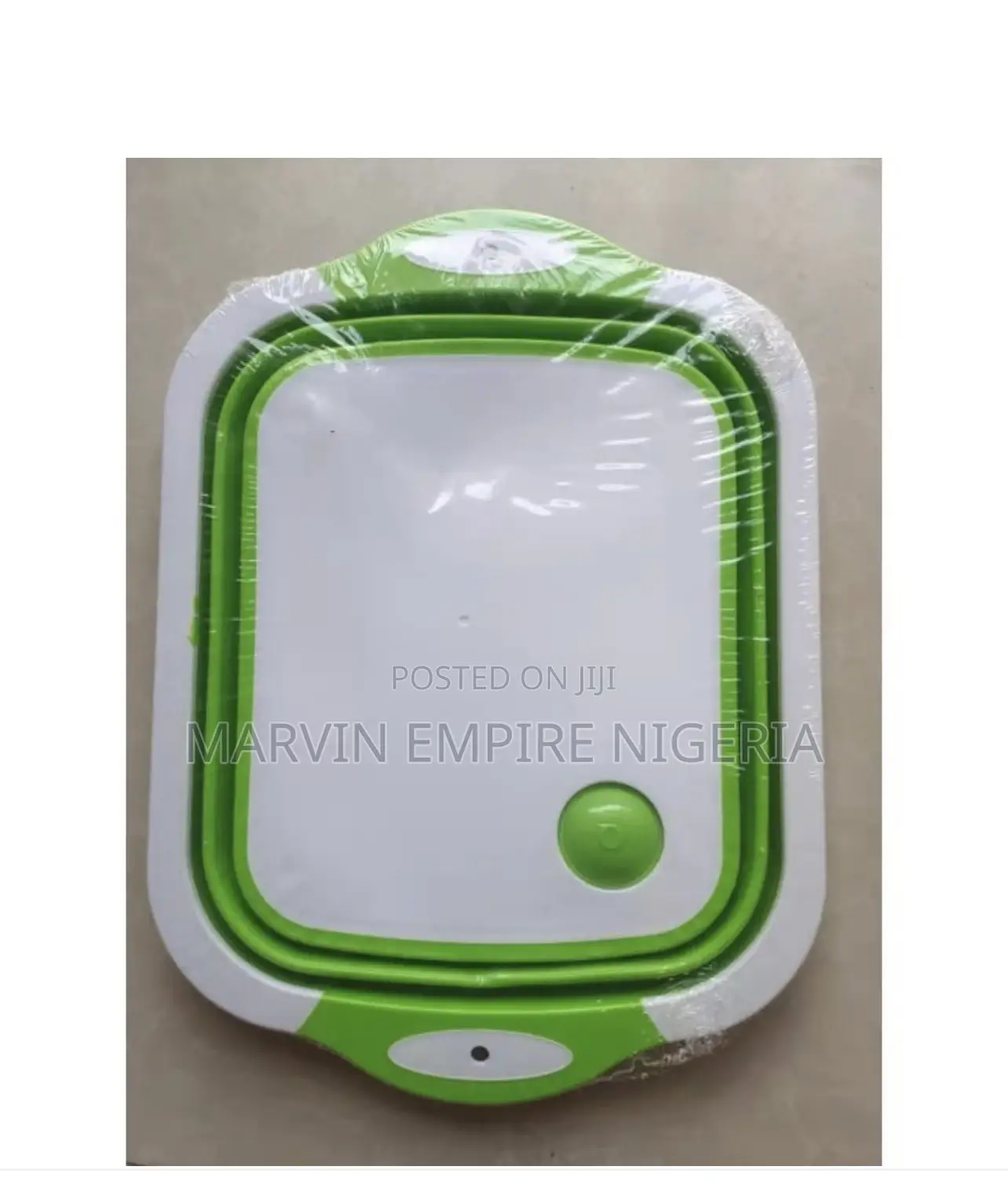 2 in 1 Foldable Chopping Board With Drainage Basket