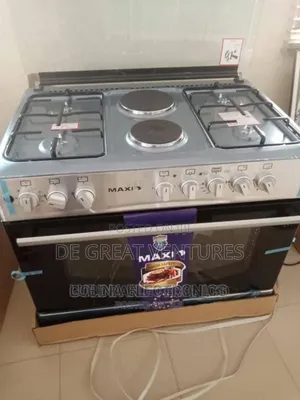 Brand New Maxi(60X90(4+2)Standing Gas Coker>Silver>Oven Gril