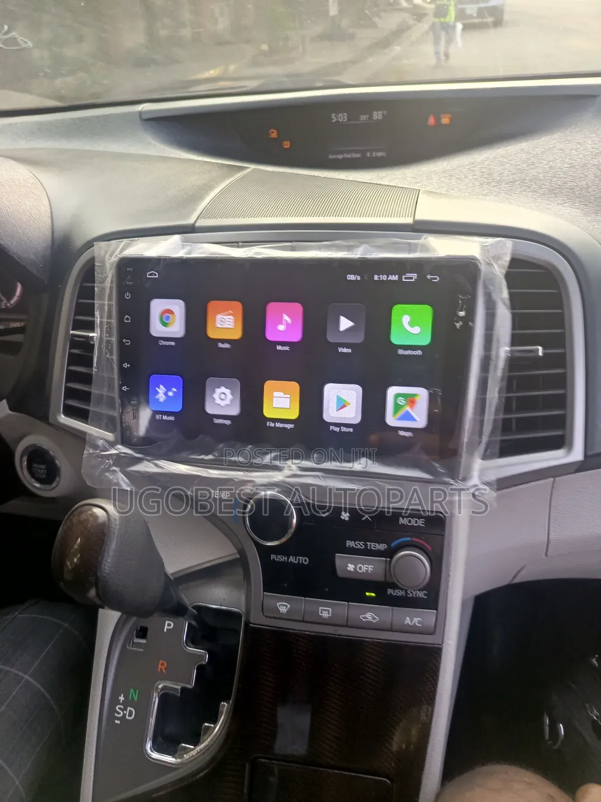 Toyota Venza Android Version With GPS Navigation System(Map)