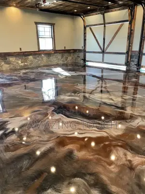 Epoxy Metallic Luxury Flooring