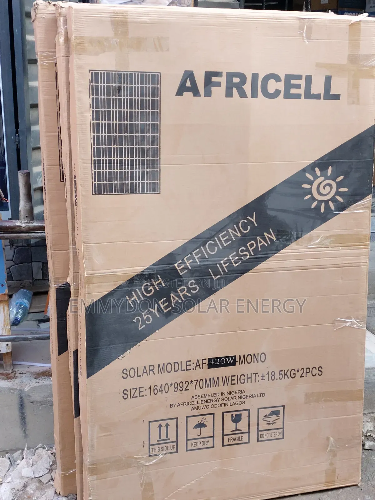Original Africell Panel 420watt 60 Cells