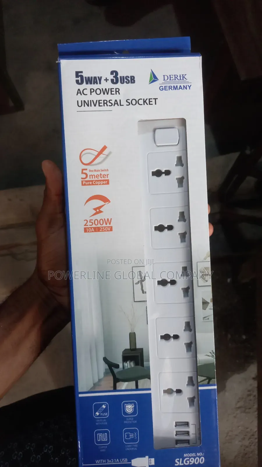 Extension Socket 5 Way With Usb Port for Homes/Hotels/Office