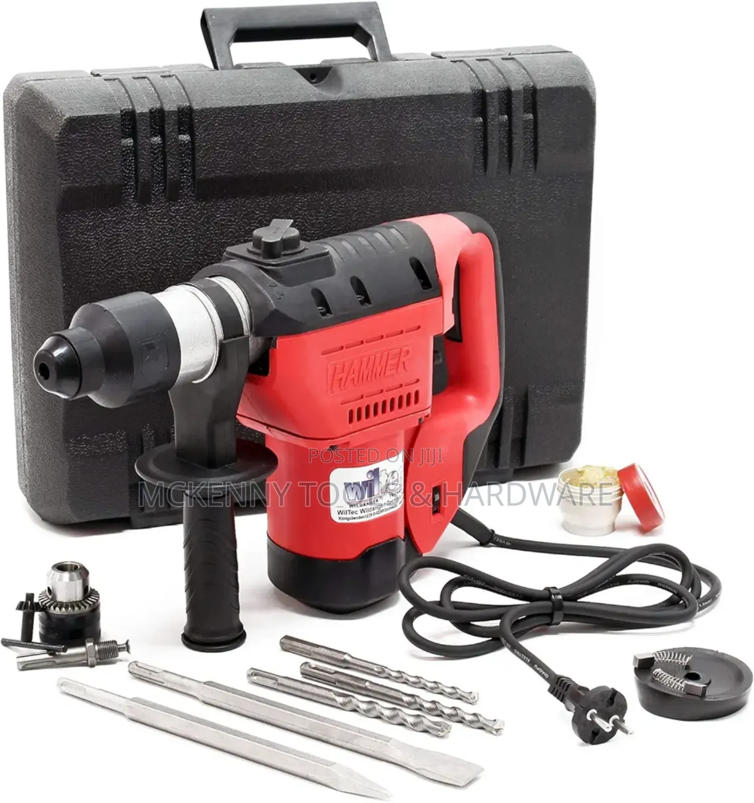 Demolition Hammer With 1050 W and 3000 Rp