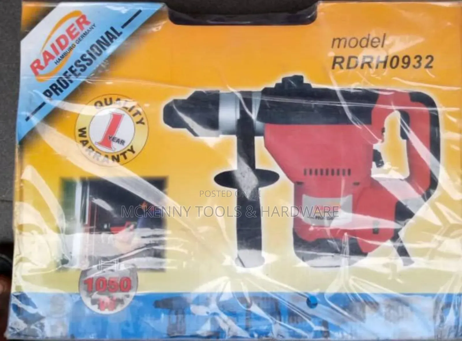 Demolition Hammer With 1050 W and 3000 Rp