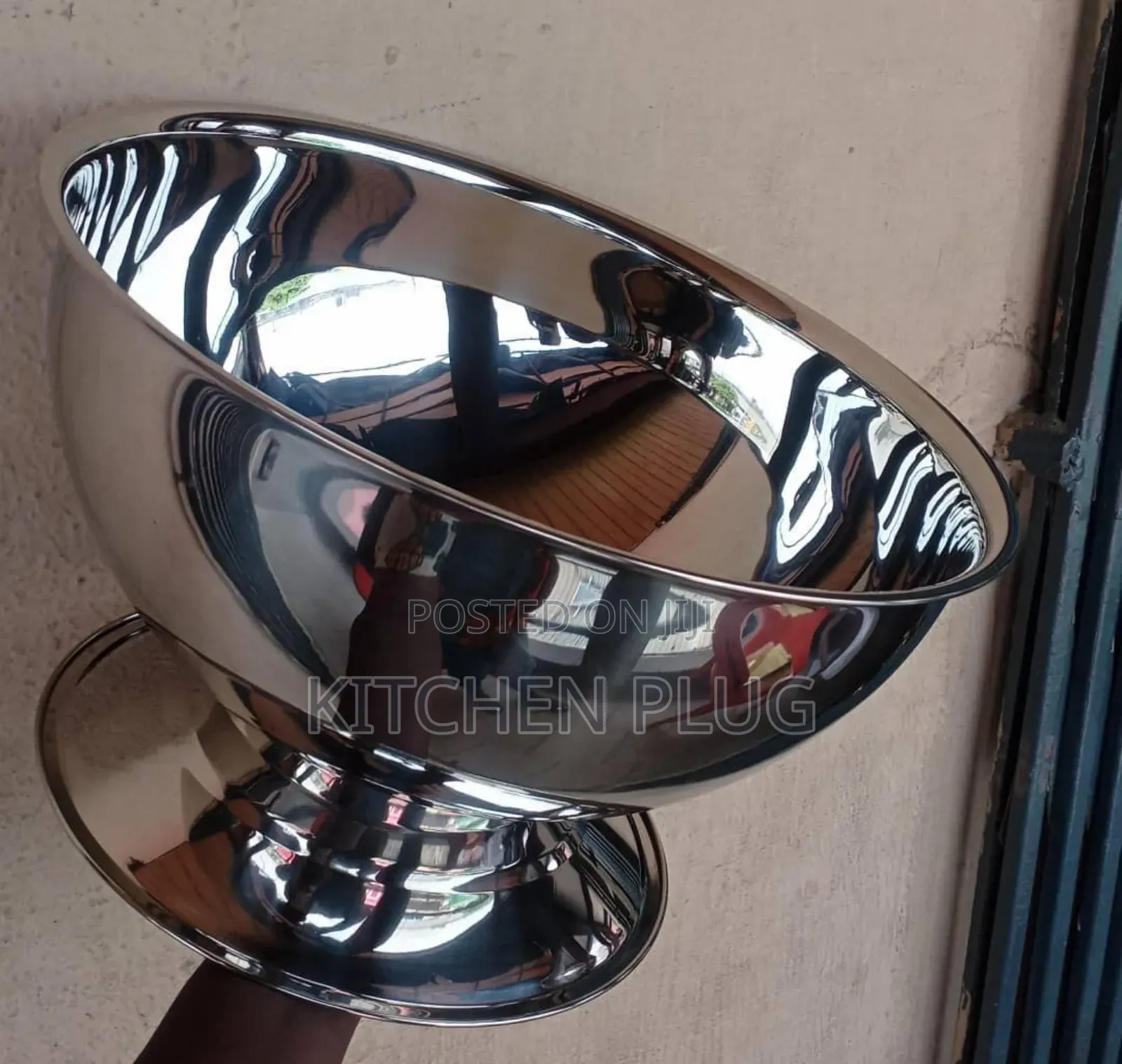 13l Silver Stainless Wine Bowl / Bucket Without Handle